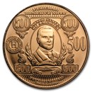 1 oz Copper Round - $500 William McKinley Banknote Replica 1 oz Copper Round - $500 William McKinley Banknote Replica